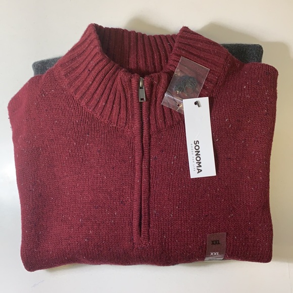 Men’s Sonoma Good For Life Quarter-Zip Sweater XXL - Picture 7 of 9